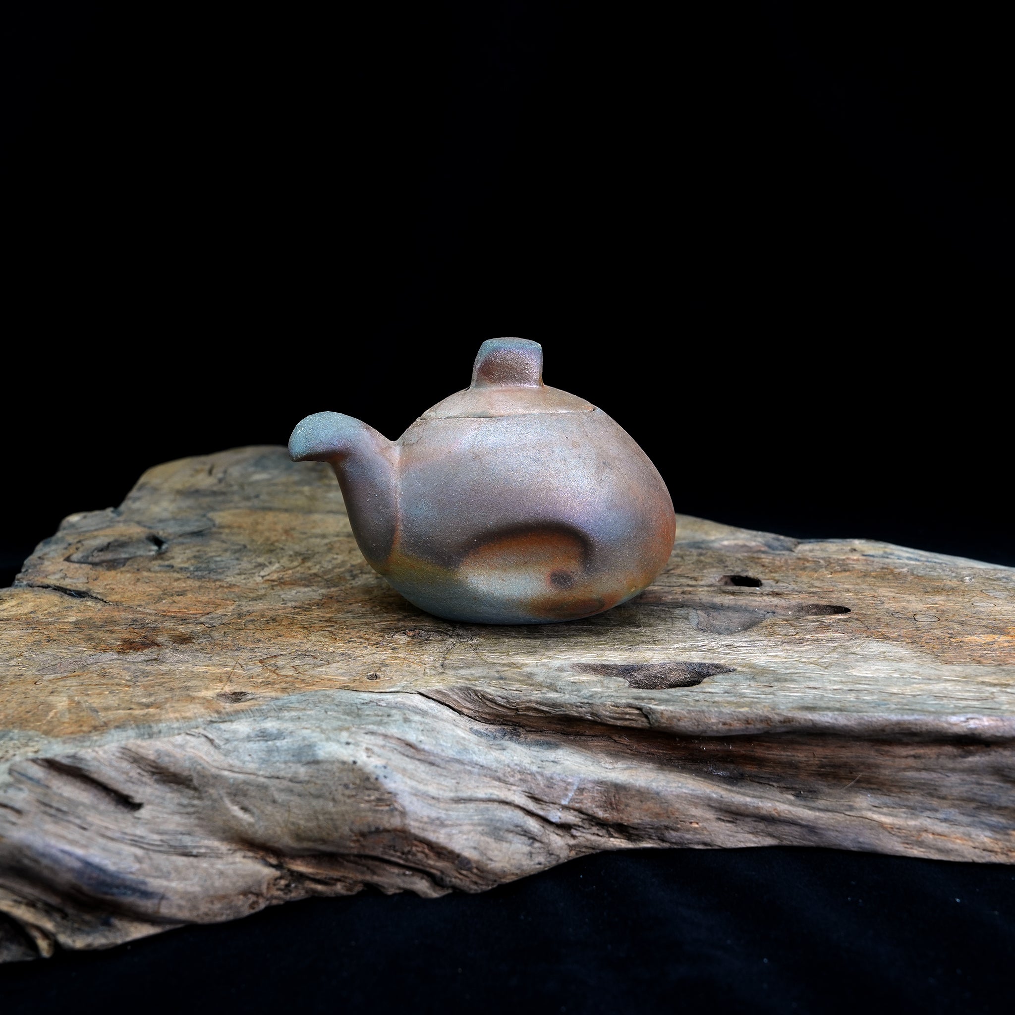 Bizen-yaki Sake Bottle