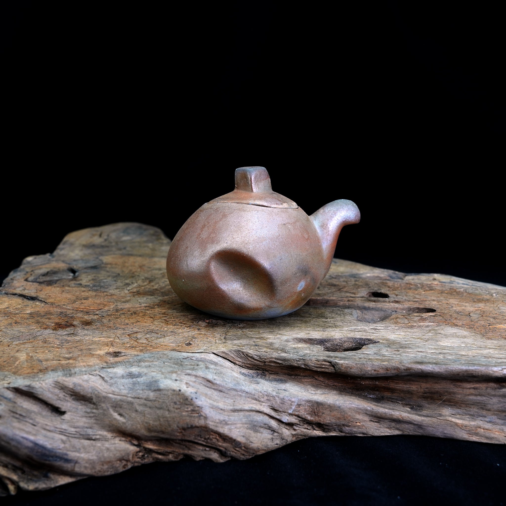 Bizen-yaki Sake Bottle