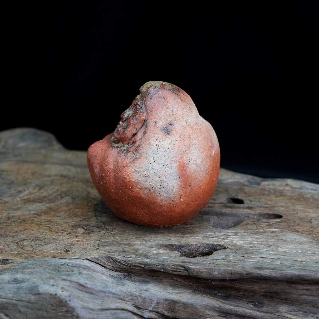 Bizen-yaki Daruma Figurine
