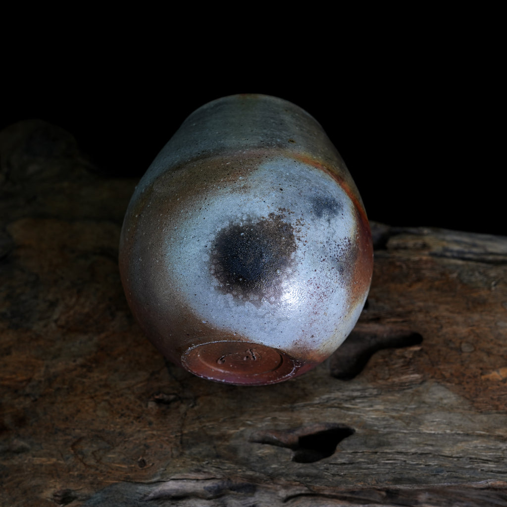 Bizen-yaki Round Belly Yunomi Cup