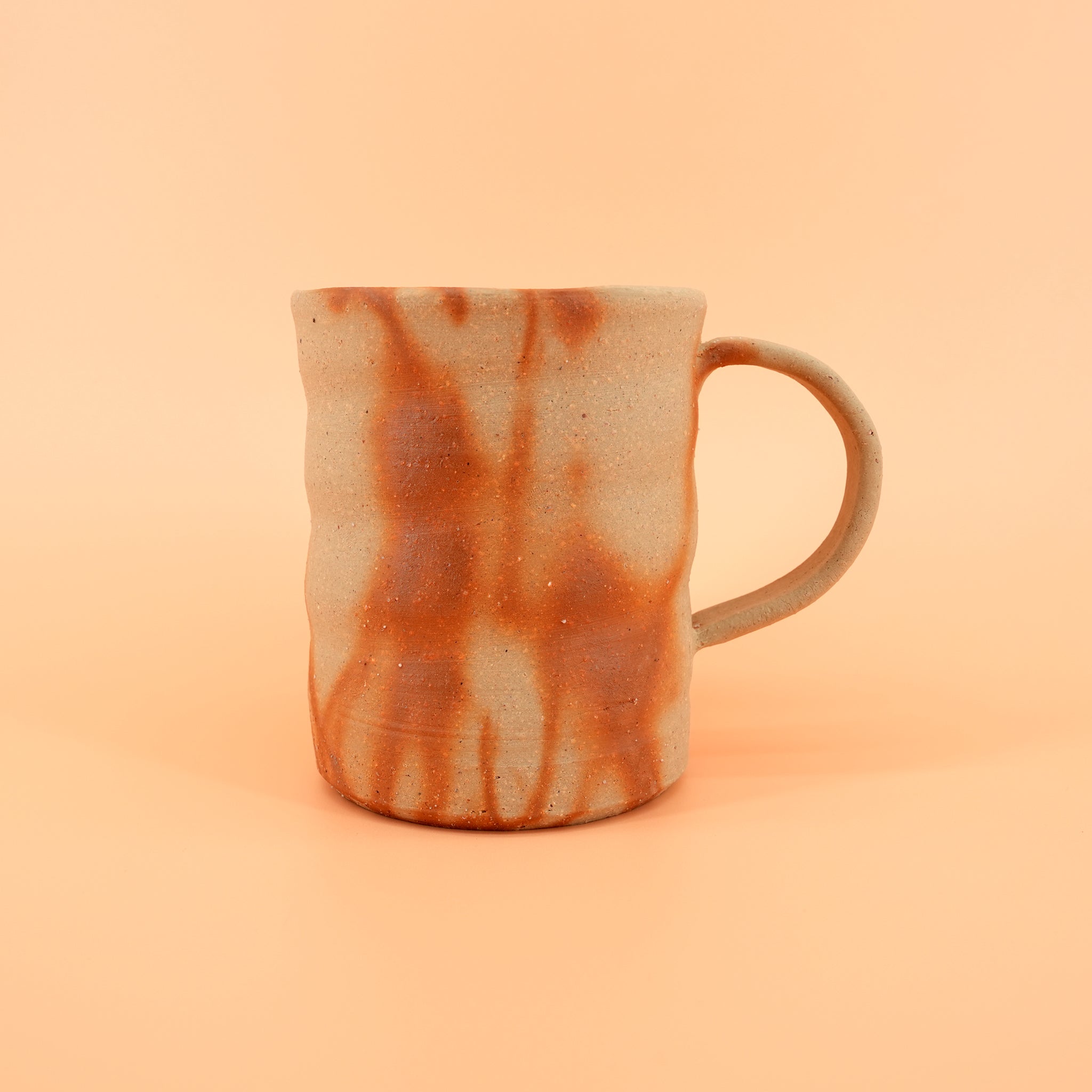 Bizen‑yaki Hi‑tasuki Large Mug