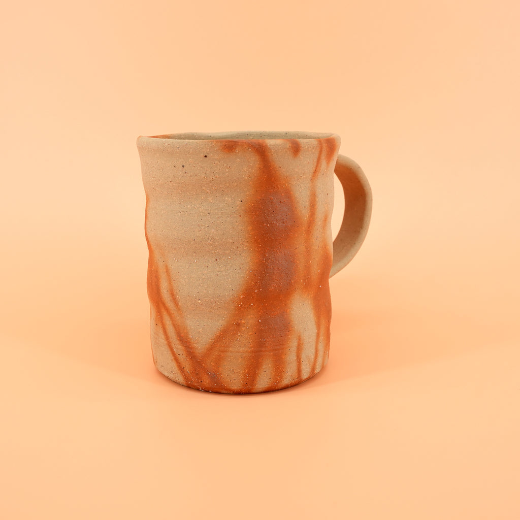 Bizen‑yaki Hi‑tasuki Large Mug