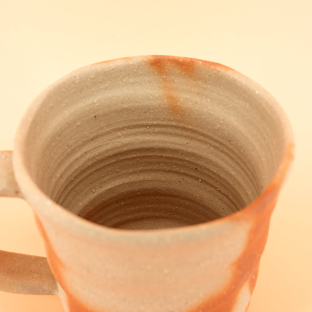 Bizen‑yaki Hi‑tasuki Large Mug