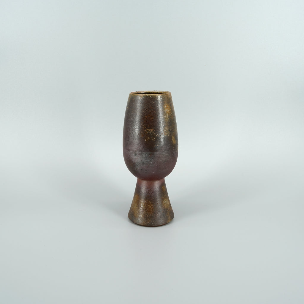 Bizen-yaki Stemmed Glass