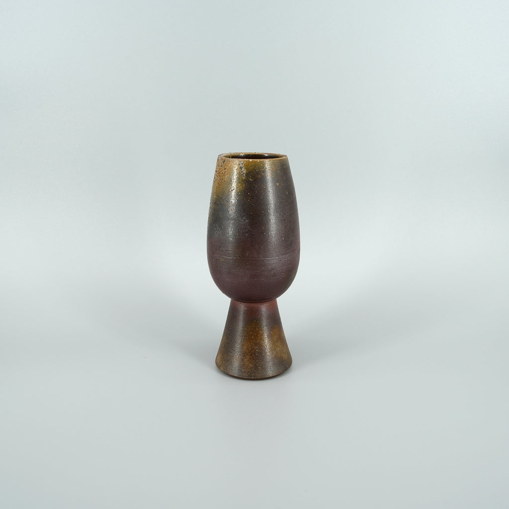 Bizen-yaki Stemmed Glass