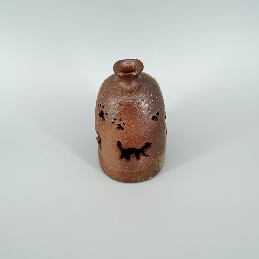 Bizen-yaki Kitten Incense Burner