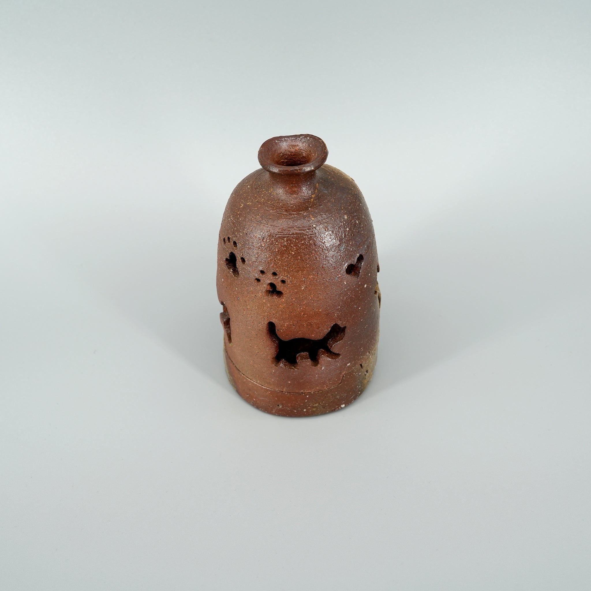 Bizen-yaki Kitten Incense Burner