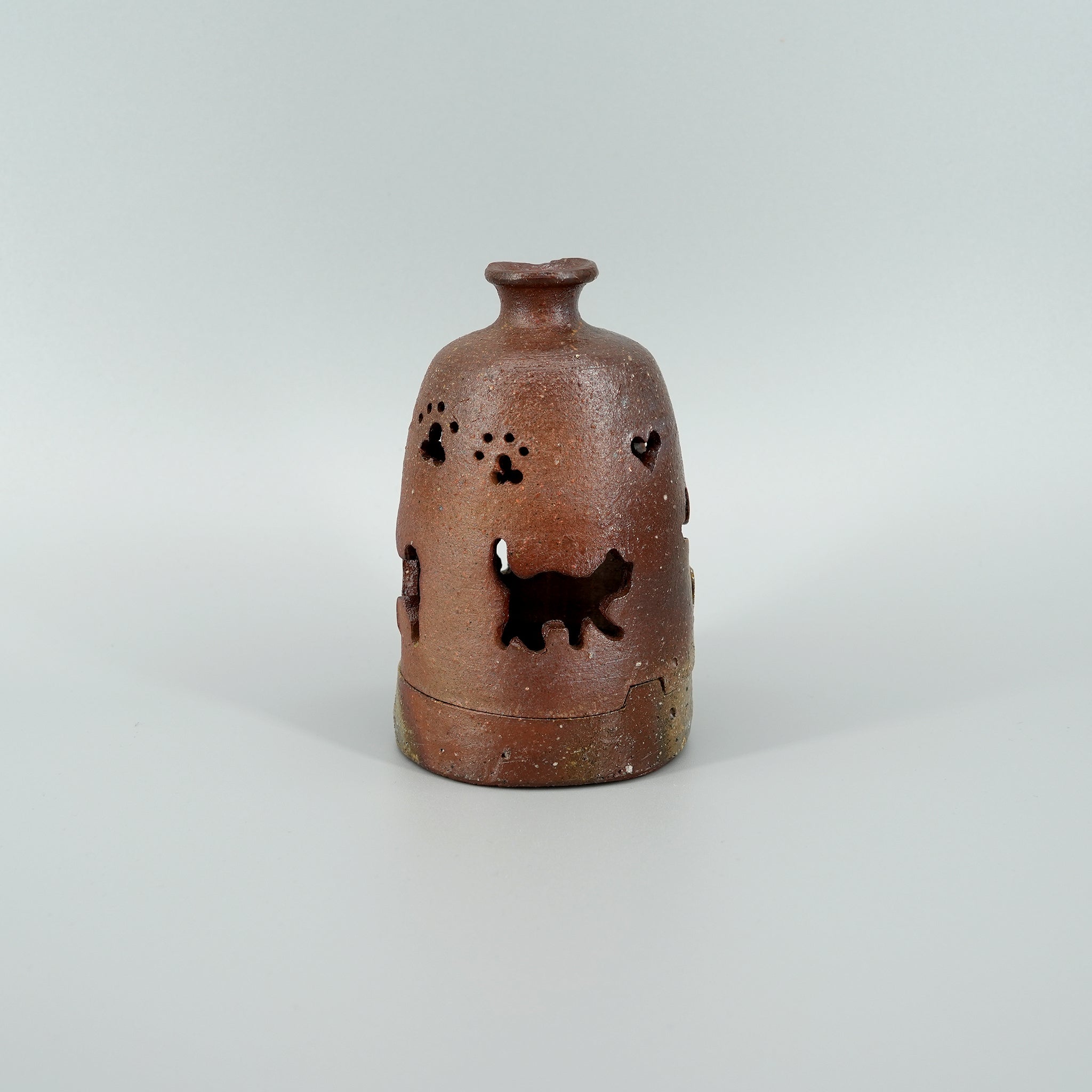 Bizen-yaki Kitten Incense Burner