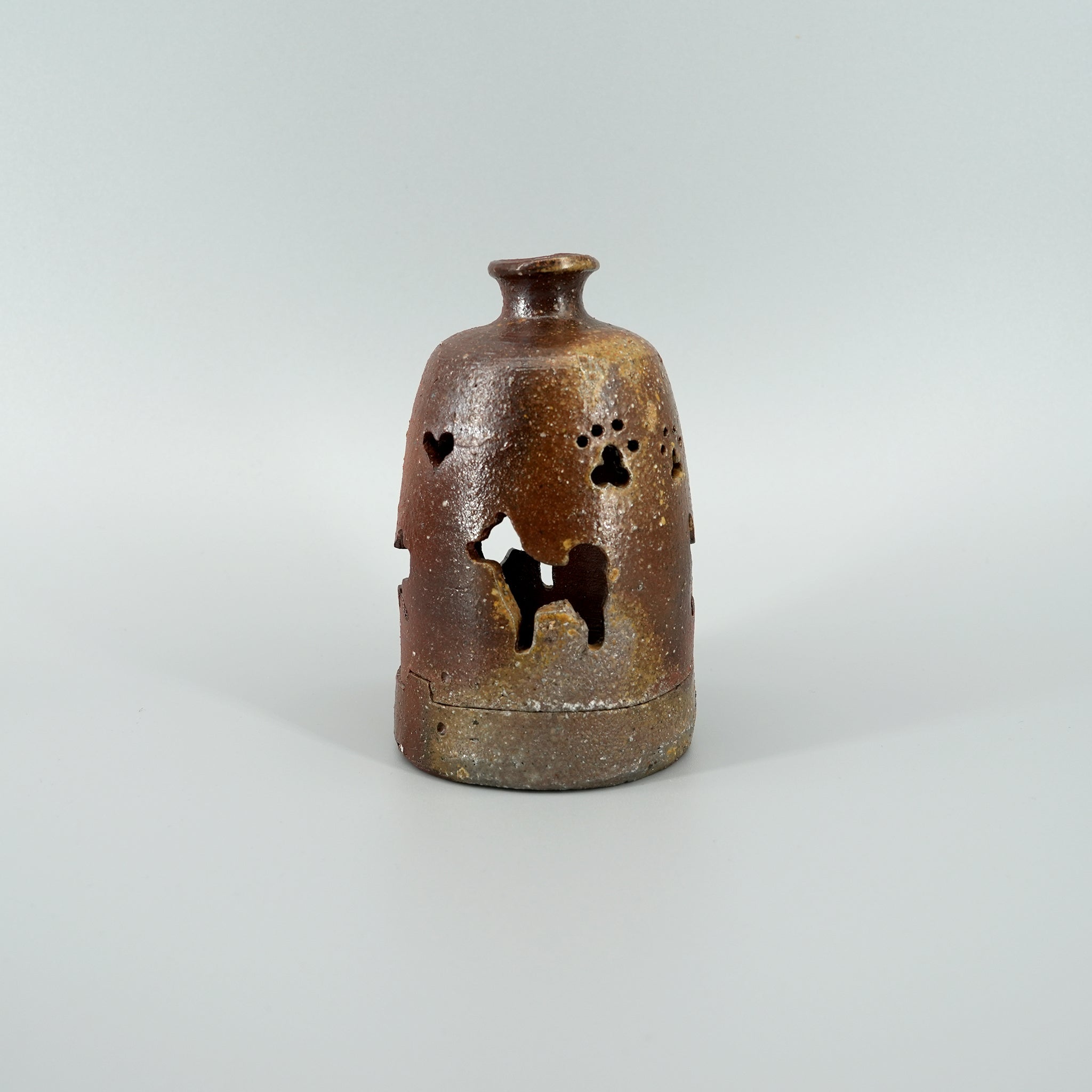 Bizen-yaki Kitten Incense Burner