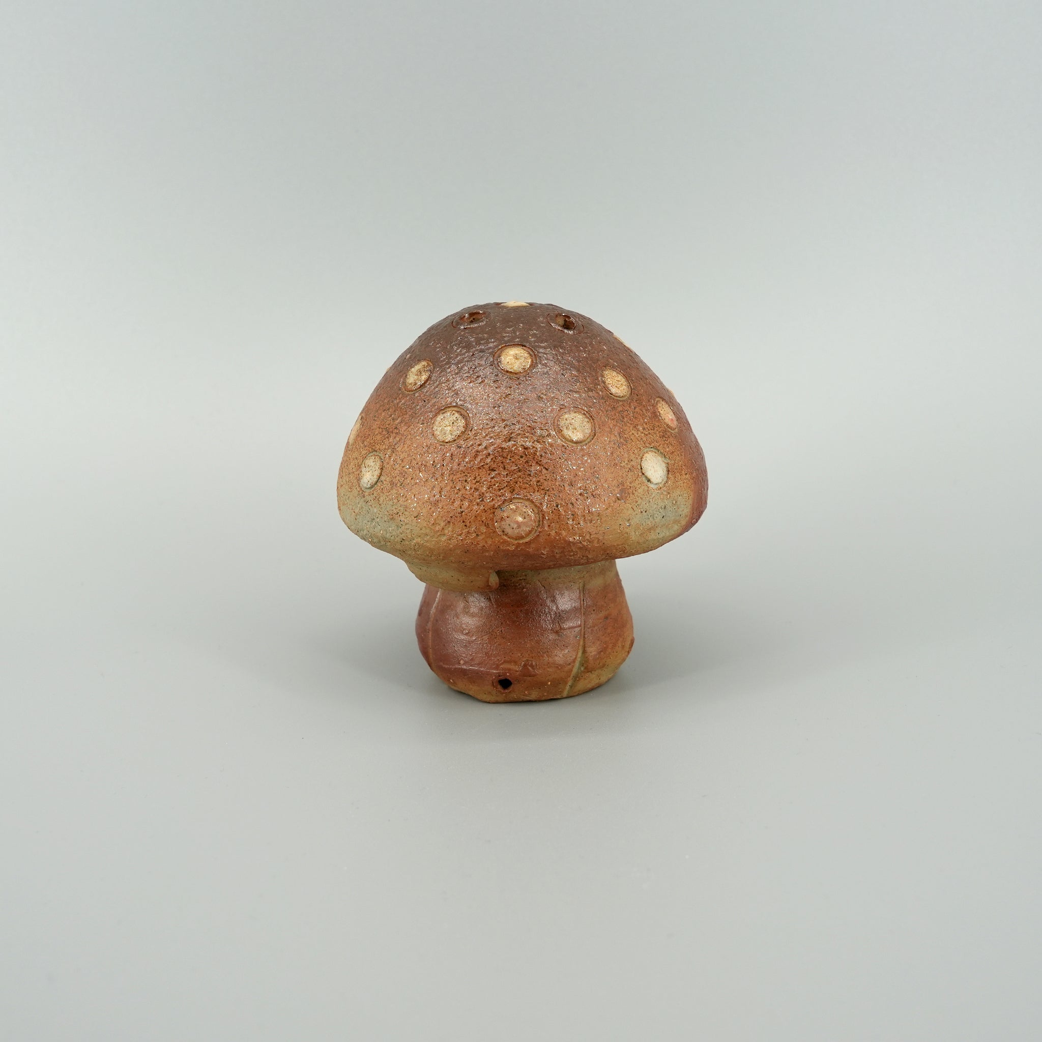Bizen-yaki Mushroom Incense Burner