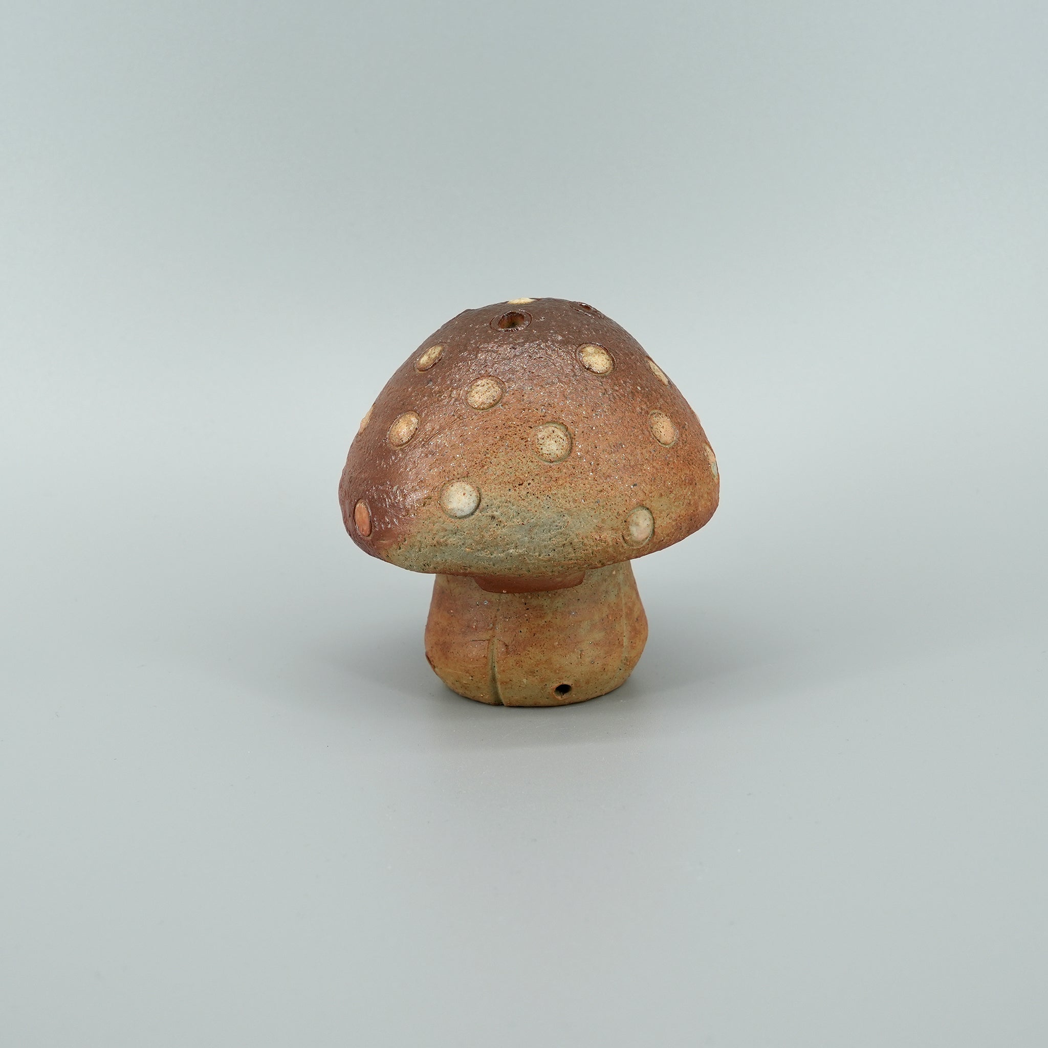 Bizen-yaki Mushroom Incense Burner