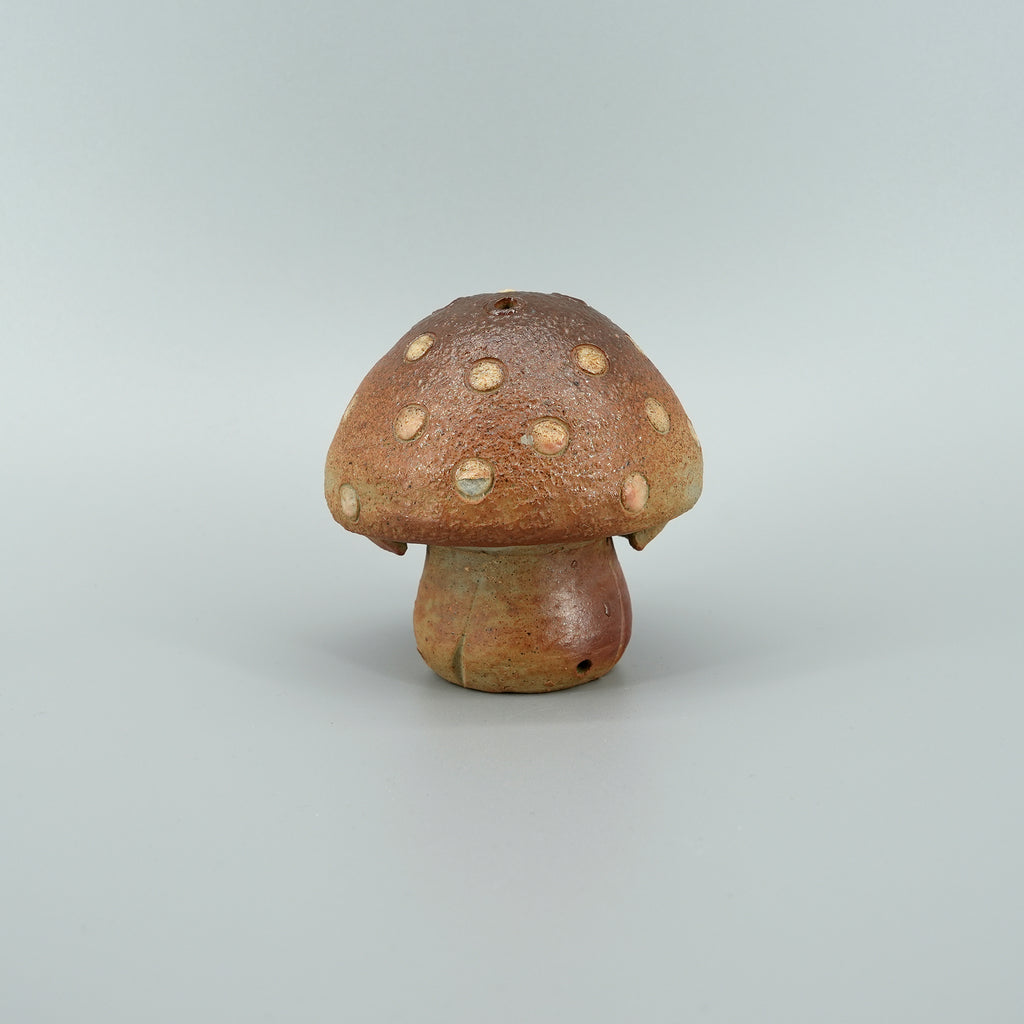 Bizen-yaki Mushroom Incense Burner