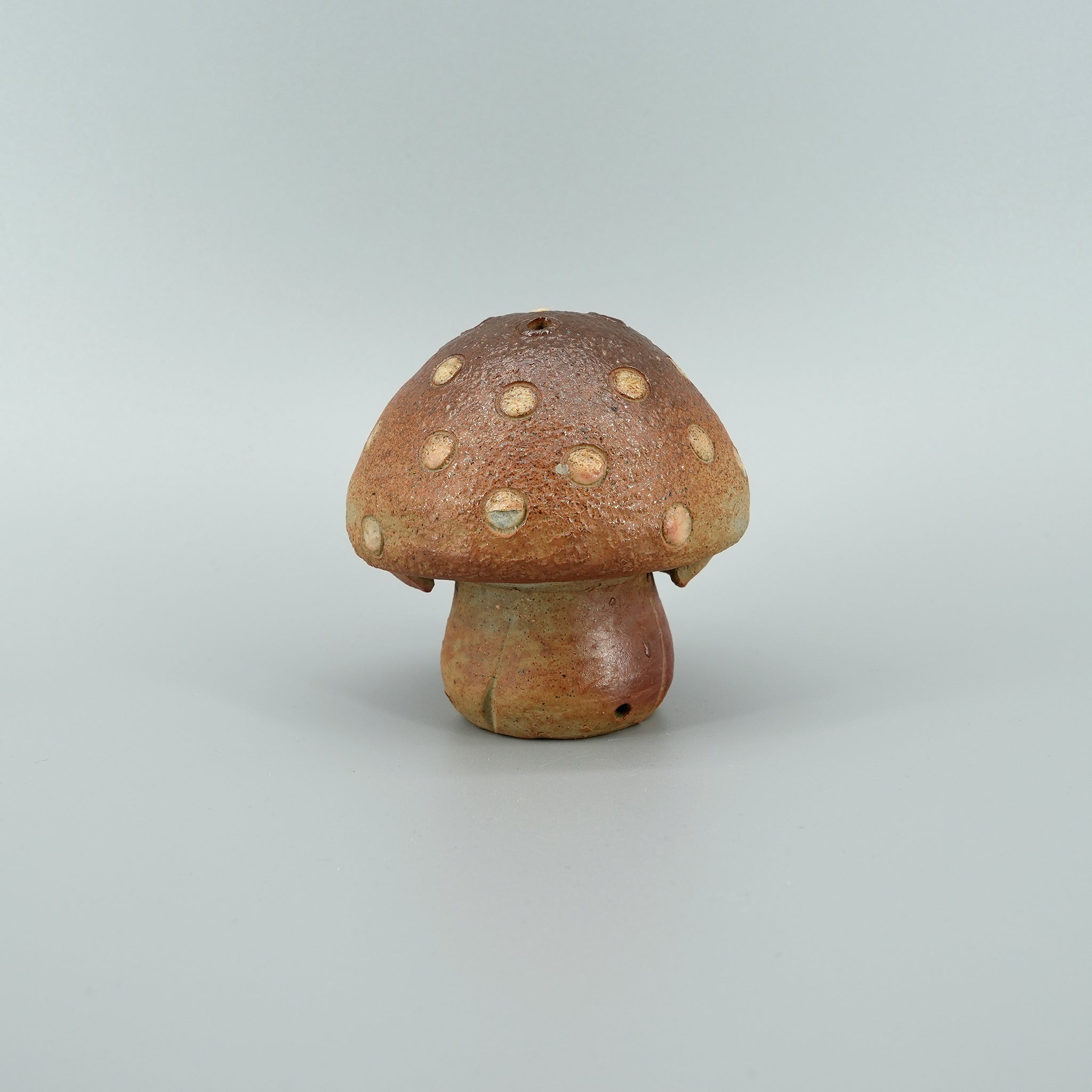 Bizen-yaki Mushroom Incense Burner