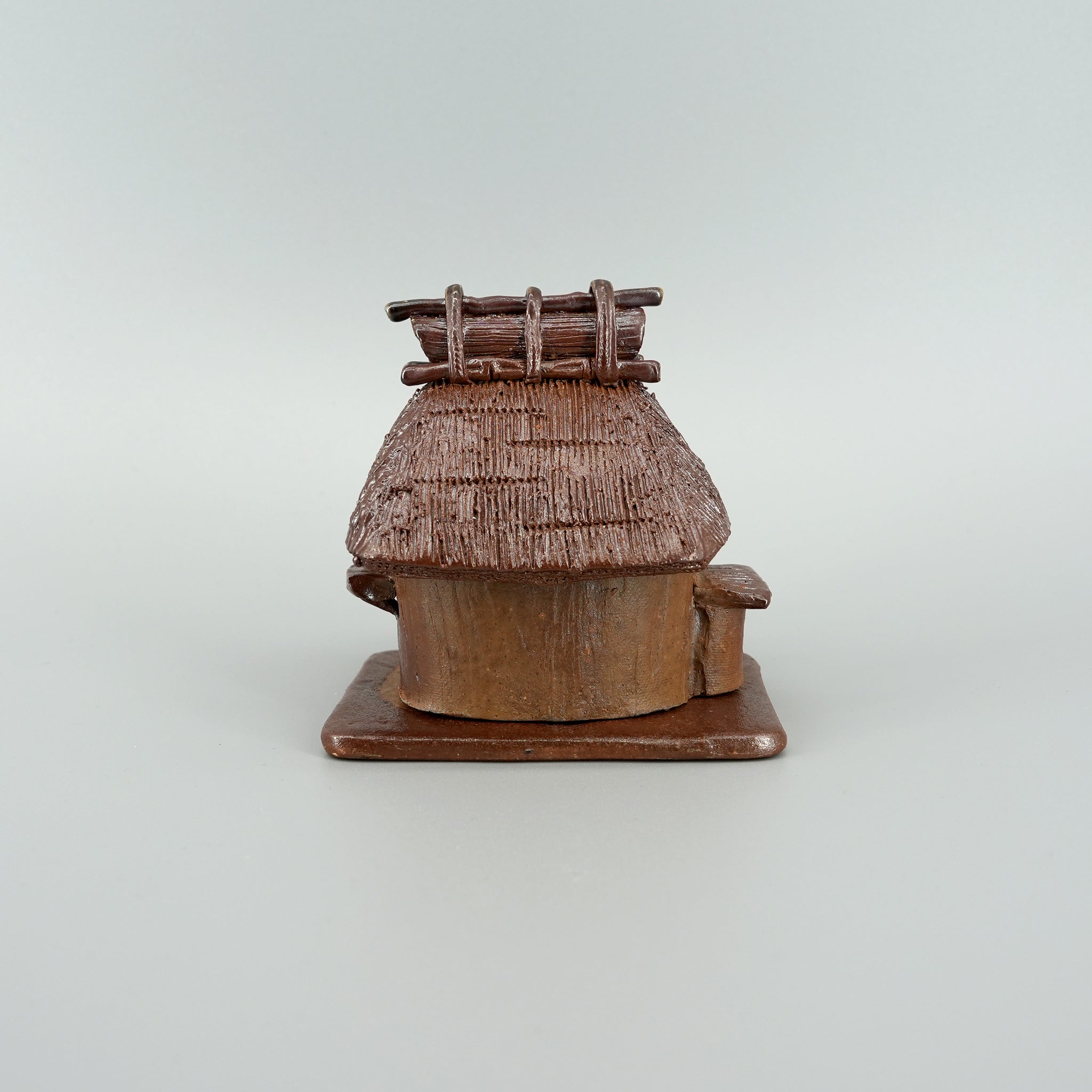 Bizen-yaki House-shaped Incense Burner
